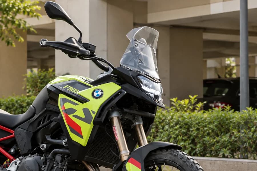 BMW F900 GS Windshield View