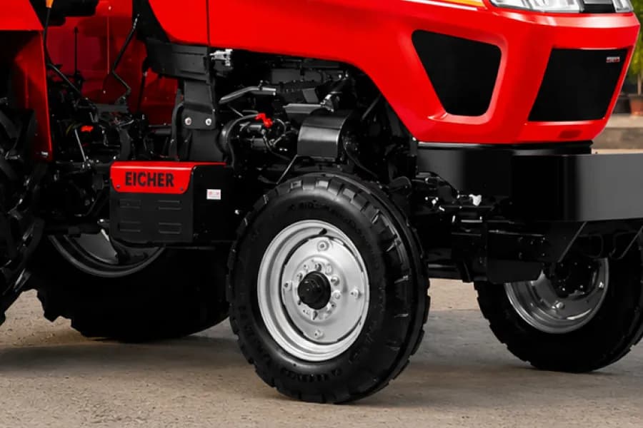 Eicher 380 Prima G3 Front Wheel View