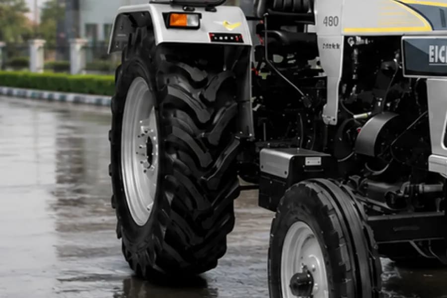 Eicher 480 Rear Wheel View