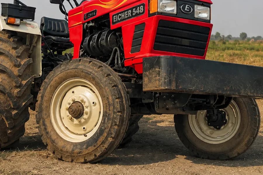 Eicher 548 Front Wheel View