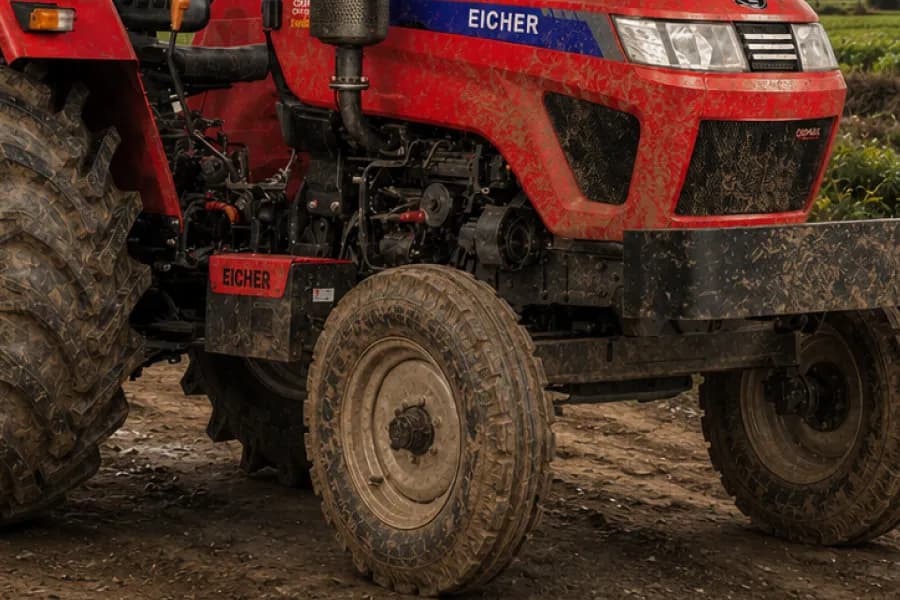 Eicher 551 Super Plus Prima G3 Front Wheel View