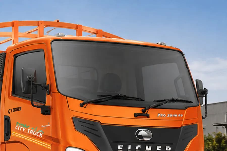Eicher Pro 2049XP Windshield View