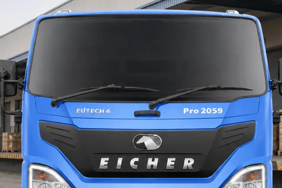 Eicher Pro 2059 CNG Windshield View