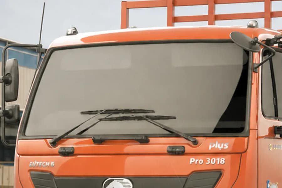 Eicher Pro 3018 Plus Windshield View