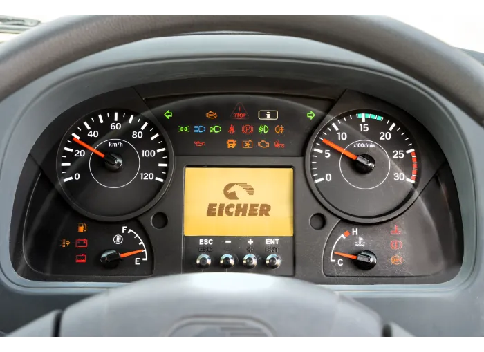 Eicher Pro 3019 CNG Instrument Digital Cluster View