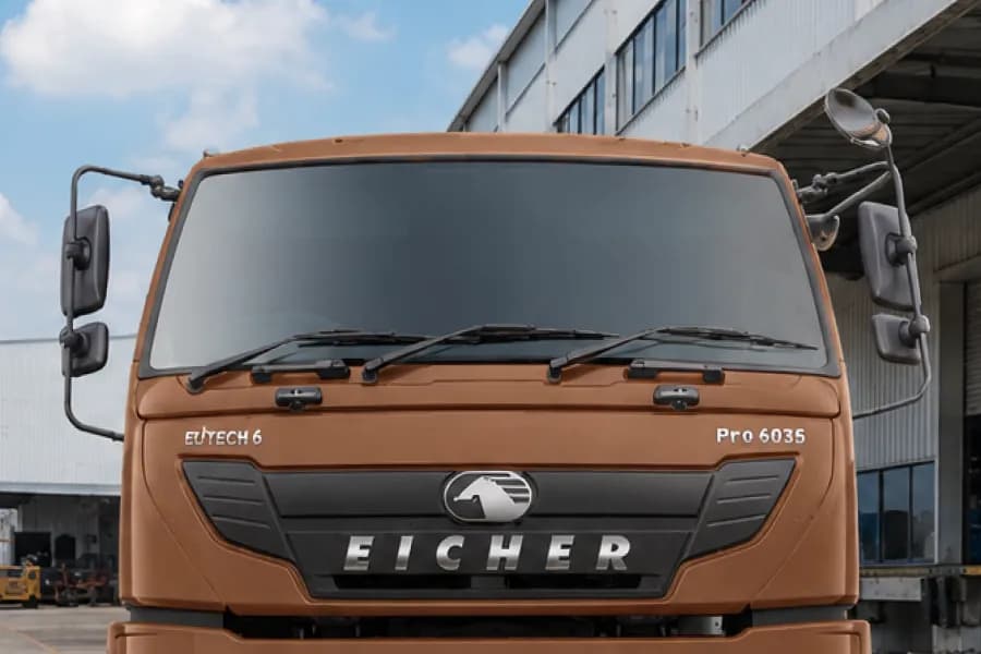 Eicher Pro 6035 Windshield View