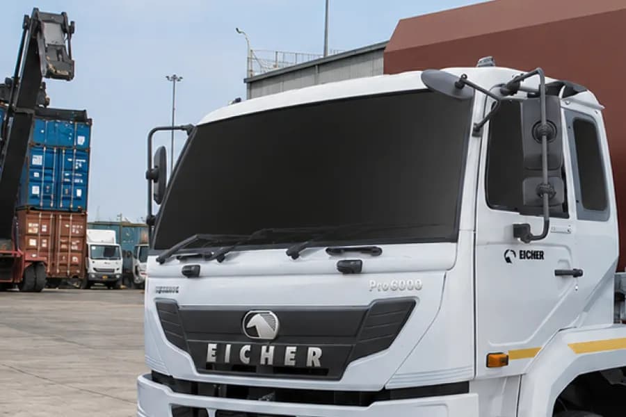 Eicher Pro 6040 Windshield View