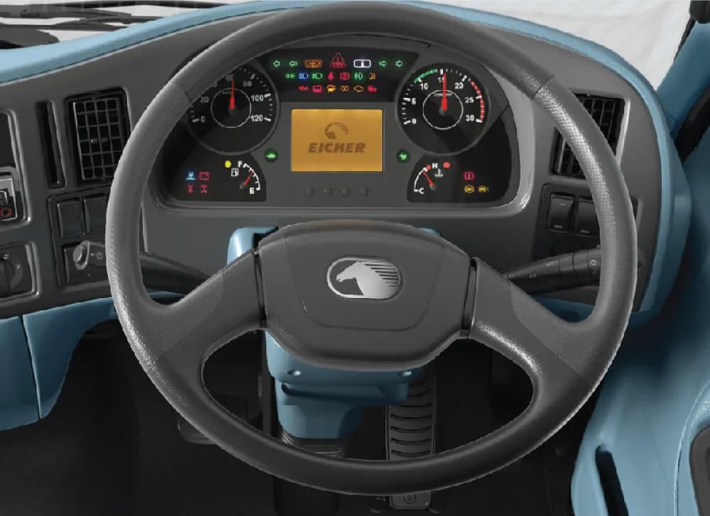 Eicher Pro 6040 Steering Wheel View