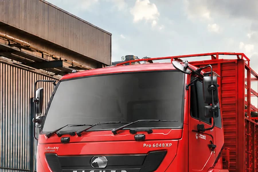 Eicher Pro 6048XP Windshield View