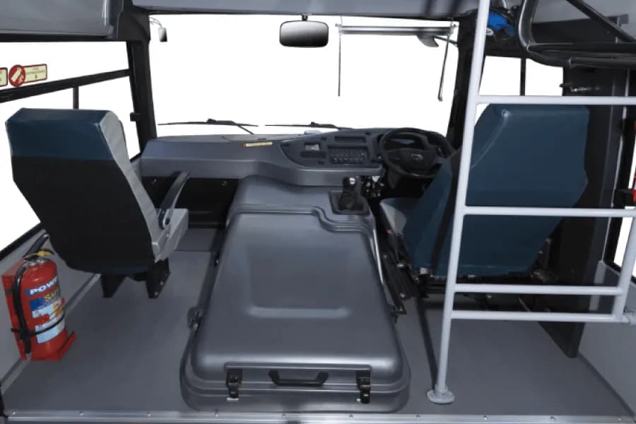 Eicher Skyline Next 2075 H School Bus Front Cabin View