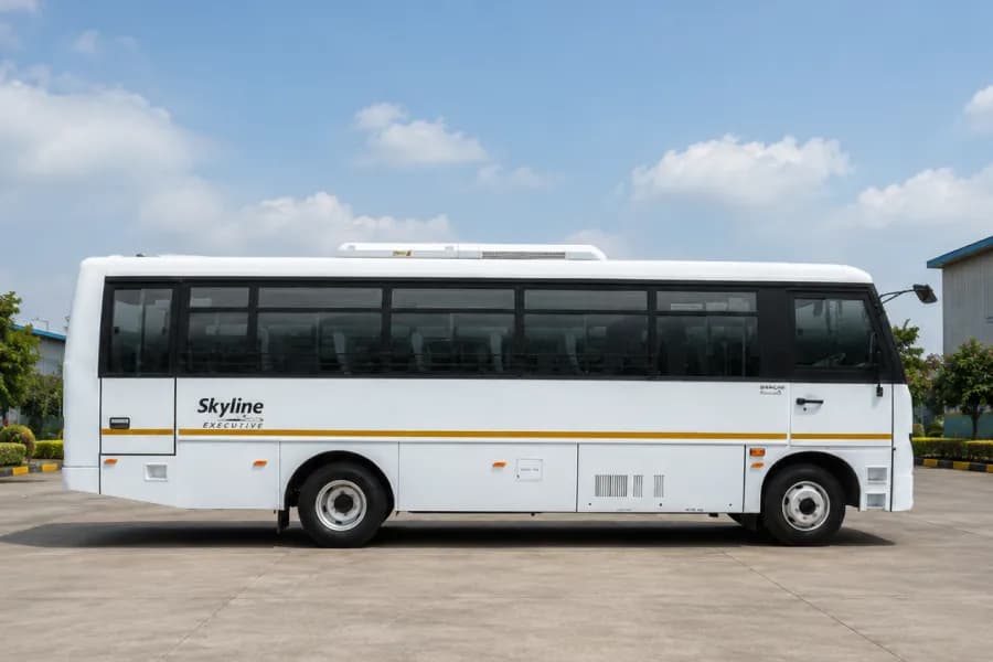 Eicher Skyline Next 2075G Staff Bus Right Side View