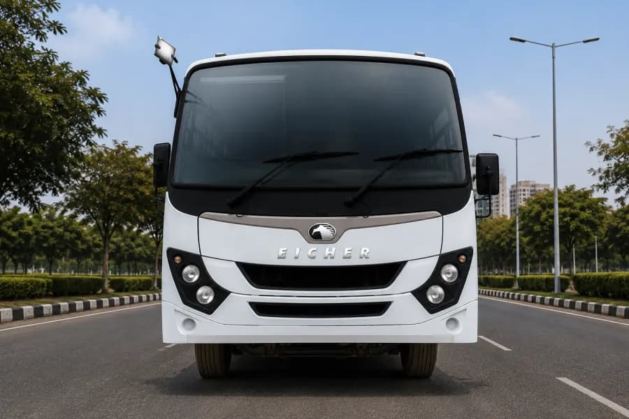 Eicher Skyline Next 2075H Staff Bus Front View