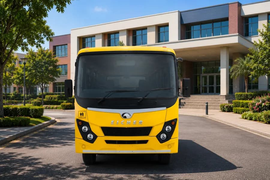 Eicher Skyline Next 2090K School Bus Front View