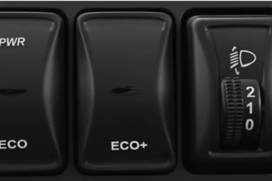 Eicher Skyline Next 2090K School Bus Dashboard Control Panel View