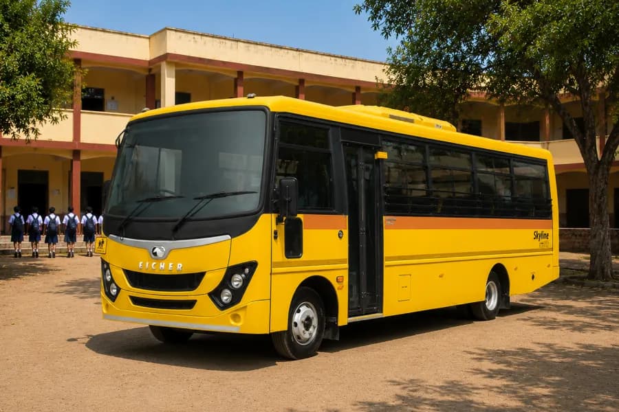 Eicher Skyline Next 2090L School Bus Image