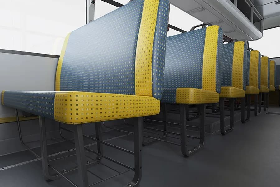 Eicher Skyline Next 2090L School Bus Passenger Seats View