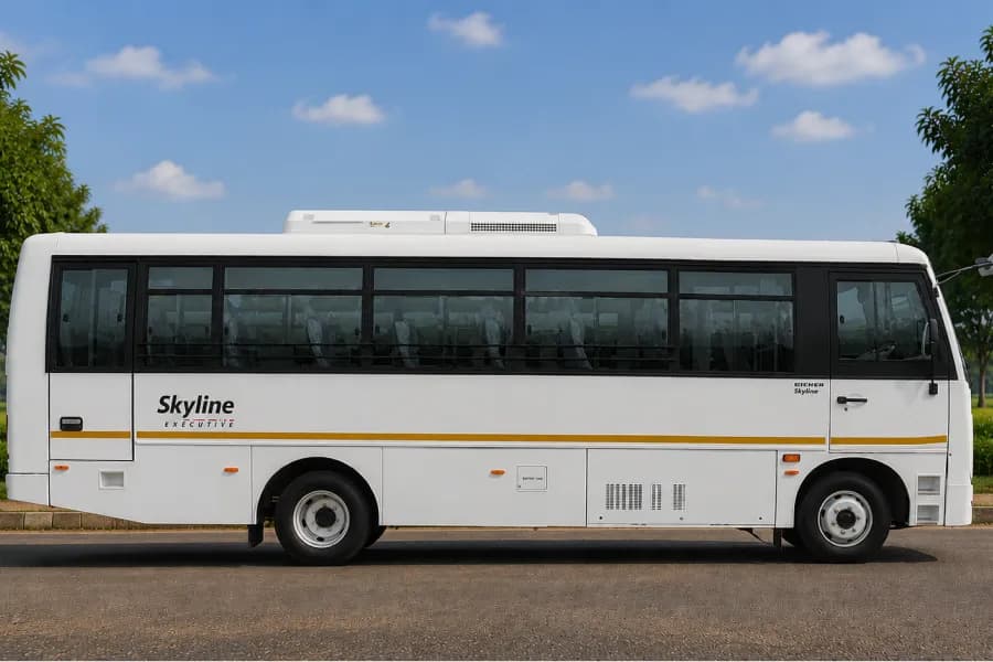 Eicher Skyline Next 2112M Staff Bus Right Side View
