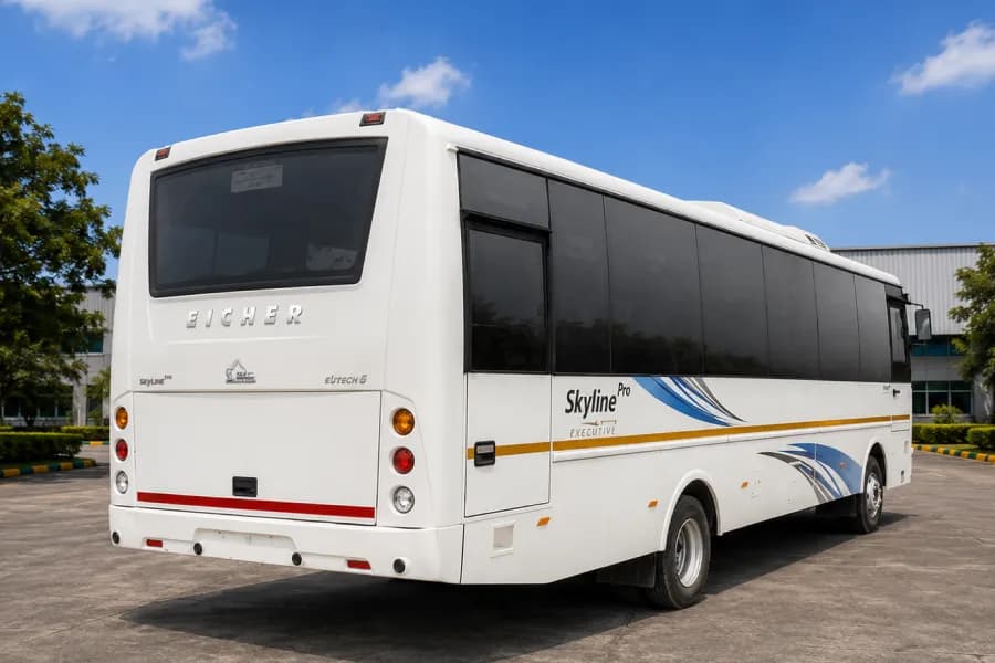 Eicher Skyline Pro Next 3011L Staff Rear Side View