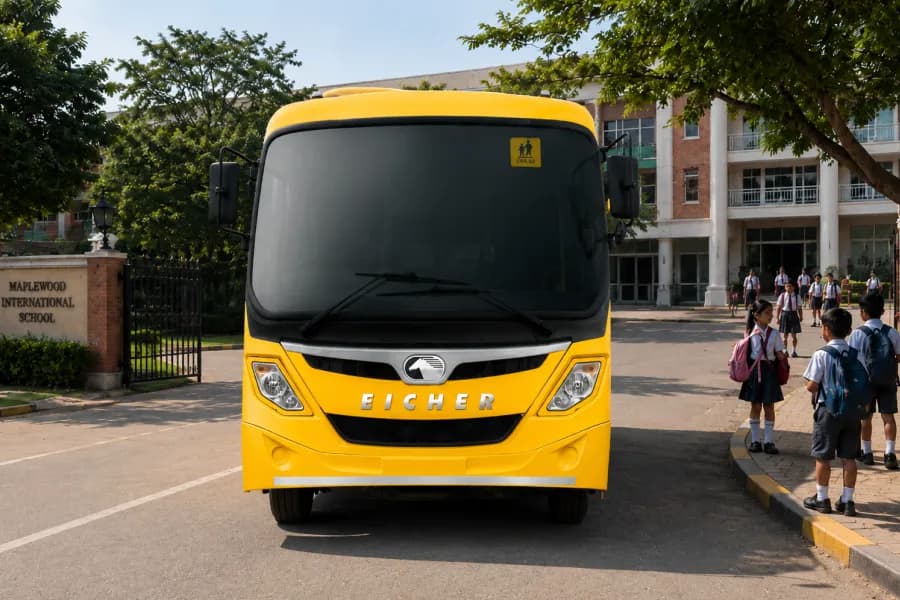 Eicher Skyline Pro Next 3009 School Bus Front View