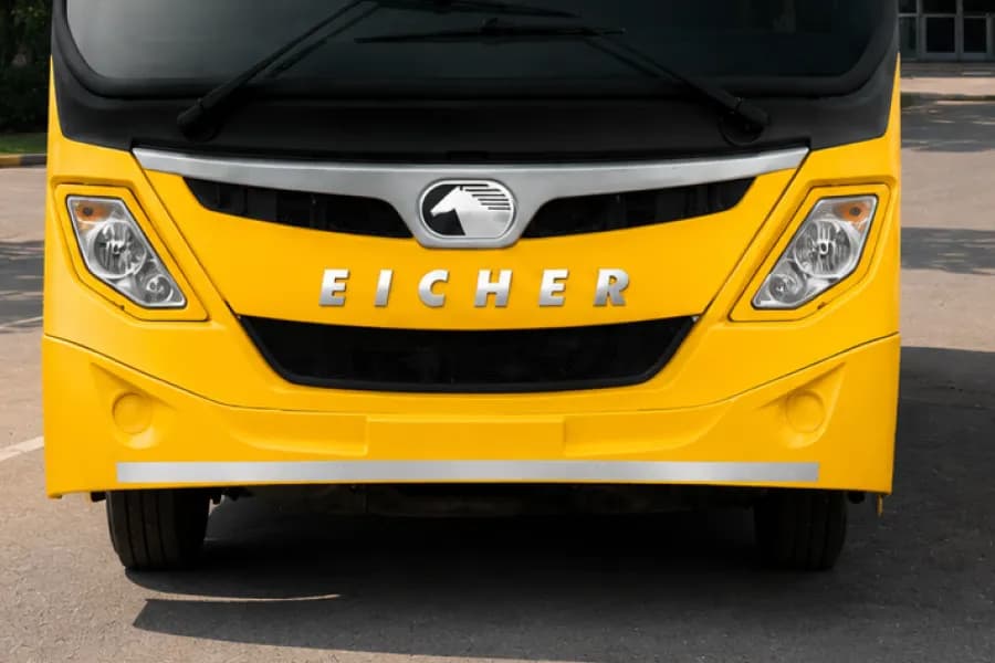 Eicher Skyline Pro Next 3009 School Bus Headlight View