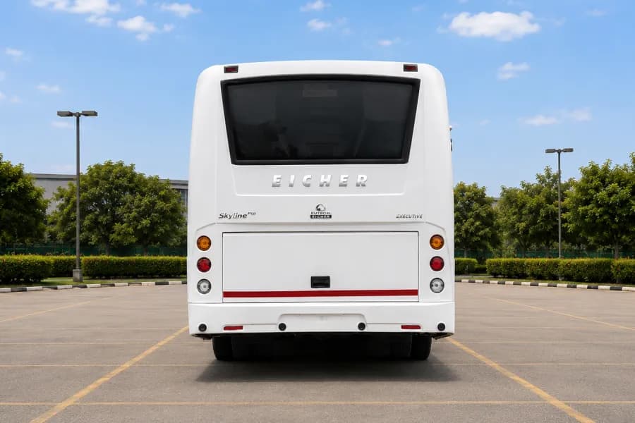 Eicher Skyline Pro Next 3009H Staff Bus Rear View