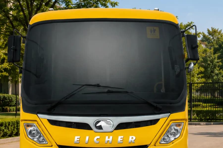 Eicher Skyline Pro Next 3010 School Bus Windshield View