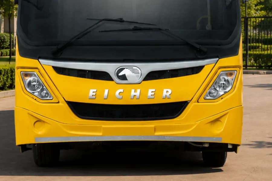 Eicher Skyline Pro Next 3010 School Bus Headlight View