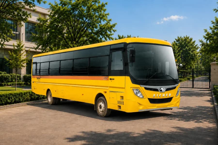 Eicher Skyline Pro Next 3010 School Bus Side View