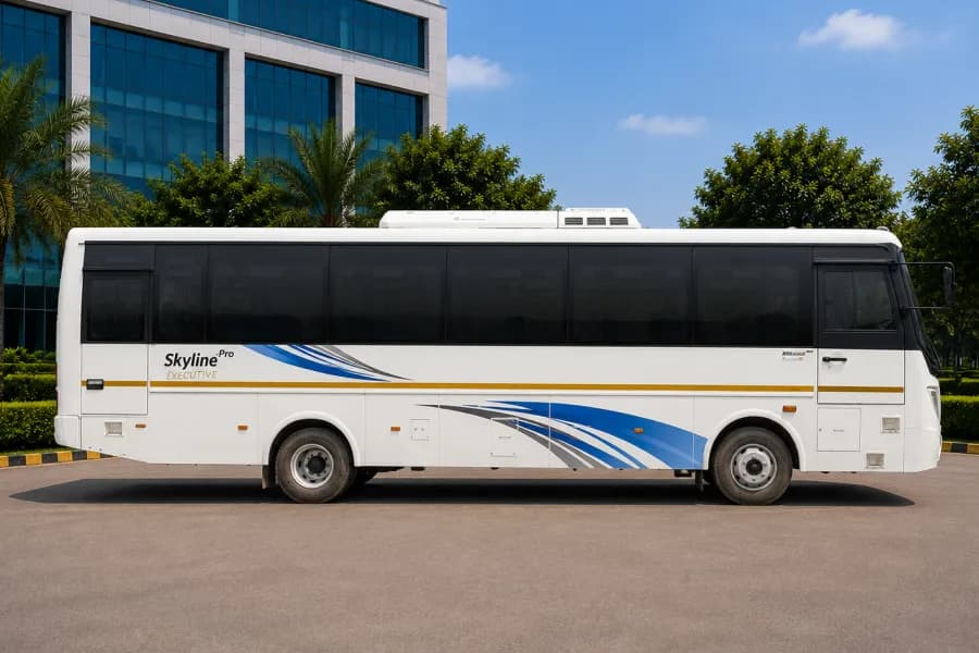 Eicher Skyline Pro Next 3010L Staff Bus Right Side View