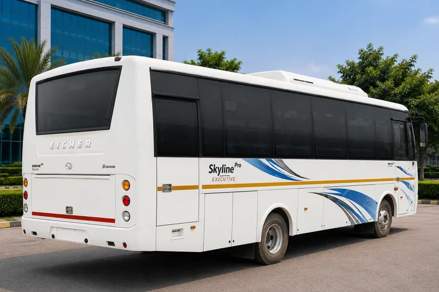 Eicher Skyline Pro Next 3010L Bus Brake Light View