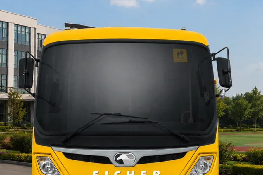 Eicher Skyline Pro Next 3011 School Bus Windshield View
