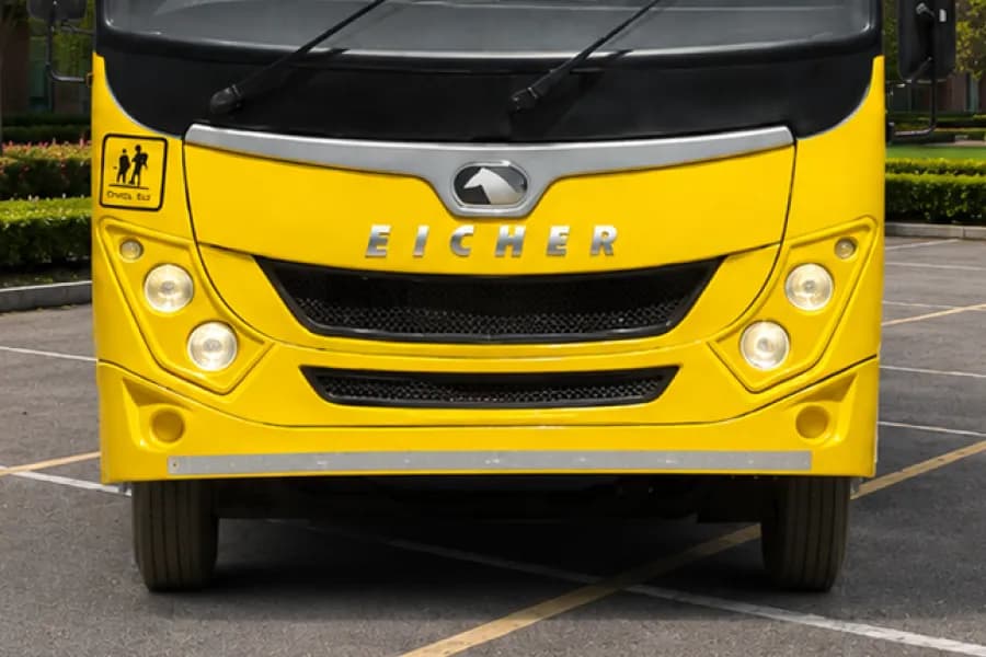 Eicher Starline Next 2050C School Bus Headlight View