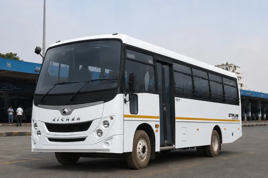 Eicher Starline Next 2050C Staff Bus Side Window Glass View