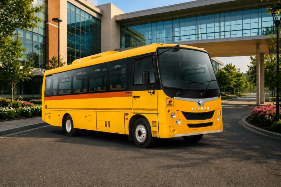 Eicher Starline Next 2050D School Bus Side View