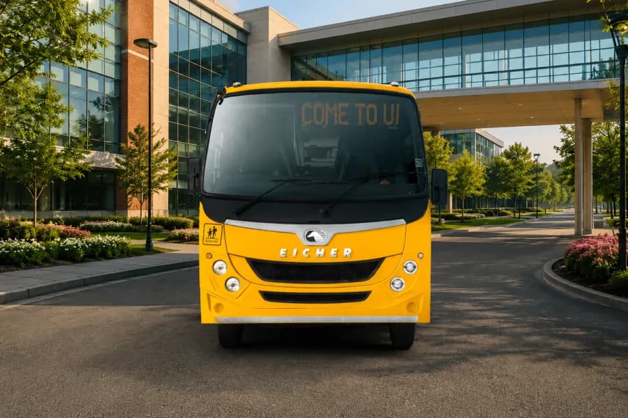 Eicher Starline Next 2050D School Bus Front View
