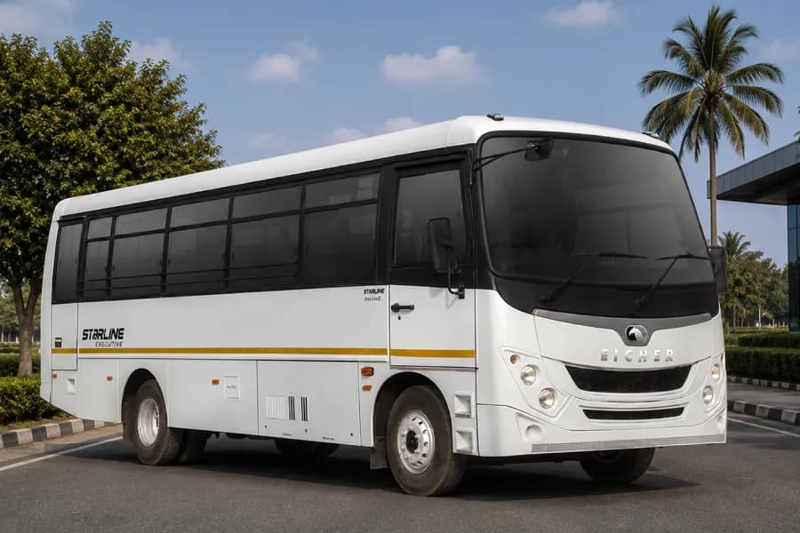 Eicher Starline Next 2050D Staff Bus Right Side View