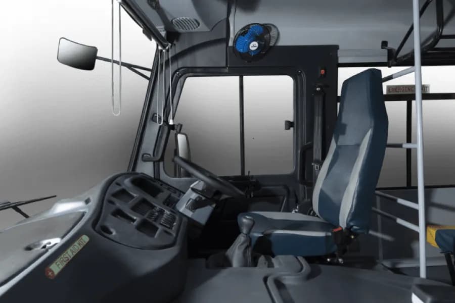 Eicher Starline Next 2065 E School Bus Driver Seat View