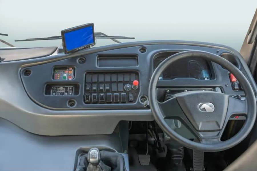 Eicher Starline Next 2070 E School Bus Steering Wheel View