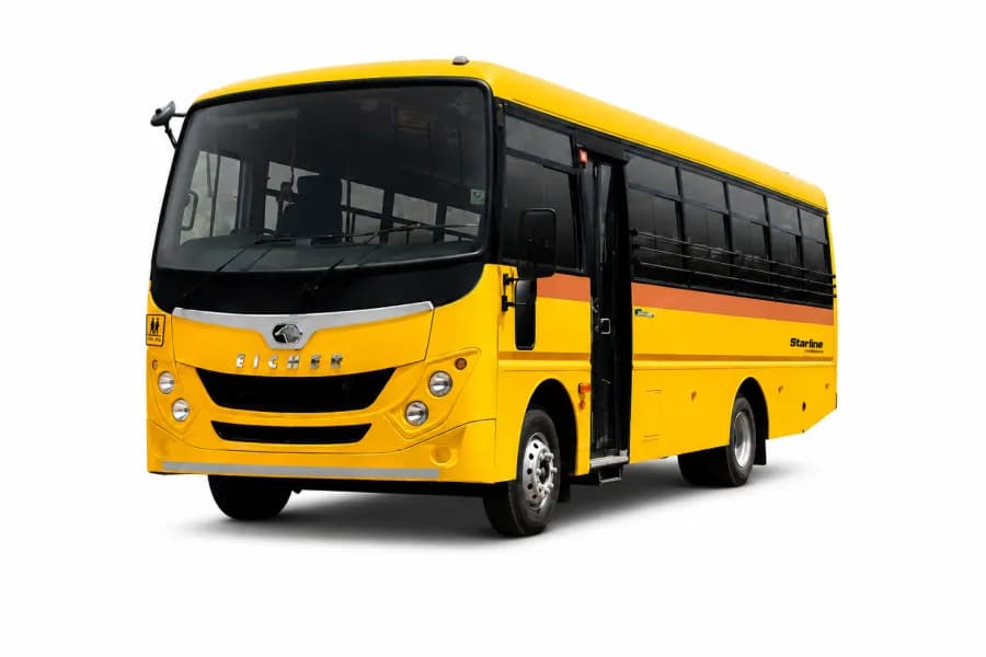 Eicher Starline Next 2070E CNG School Yellow color