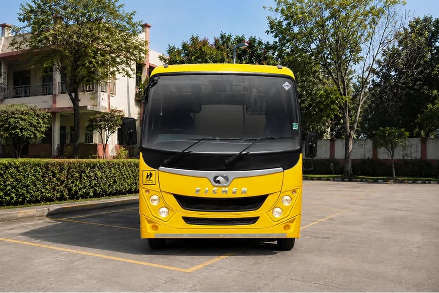 Eicher Starline Next 2070E CNG School Bus Front View