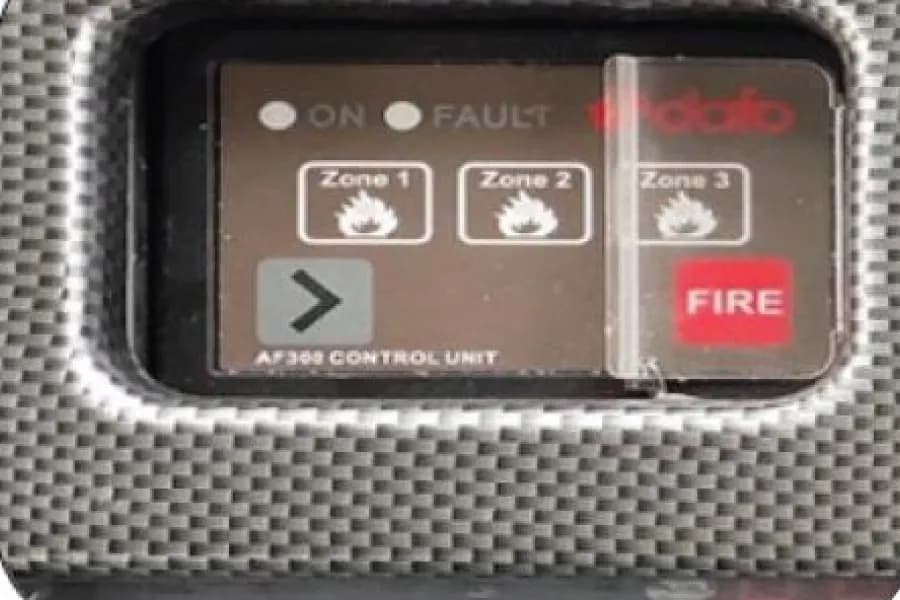 Eicher Starline Next 2070E CNG School Bus Fire Suppression System View