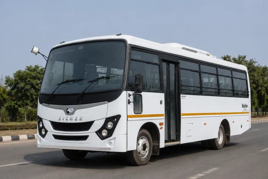 Eicher Starline Next 2070E Staff Bus Side Window Glass View