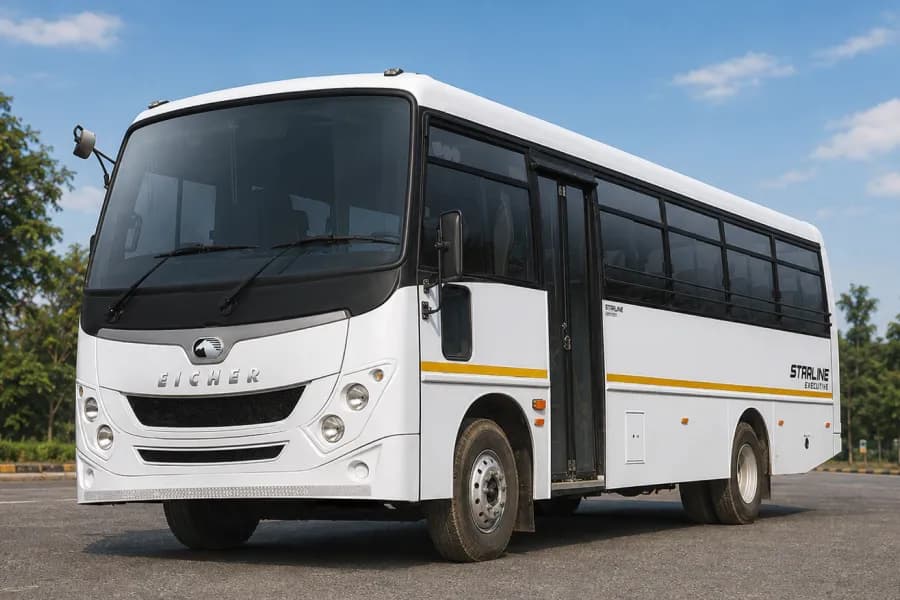 Eicher Starline Next 2075G Staff Bus Side Window Glass View