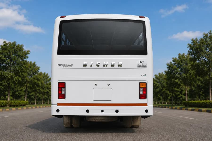 Eicher Starline Next 2075G Staff Bus Rear View
