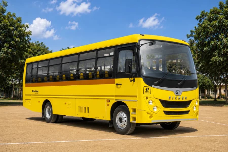 Eicher Starline Next 2090 K School Bus Side View