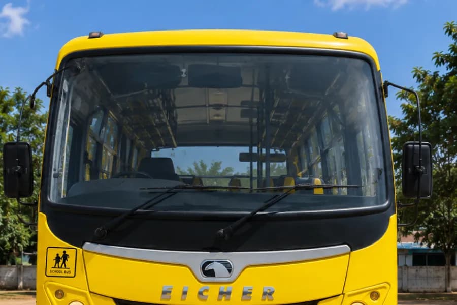 Eicher Starline Next 2090 K School Bus Windshield View