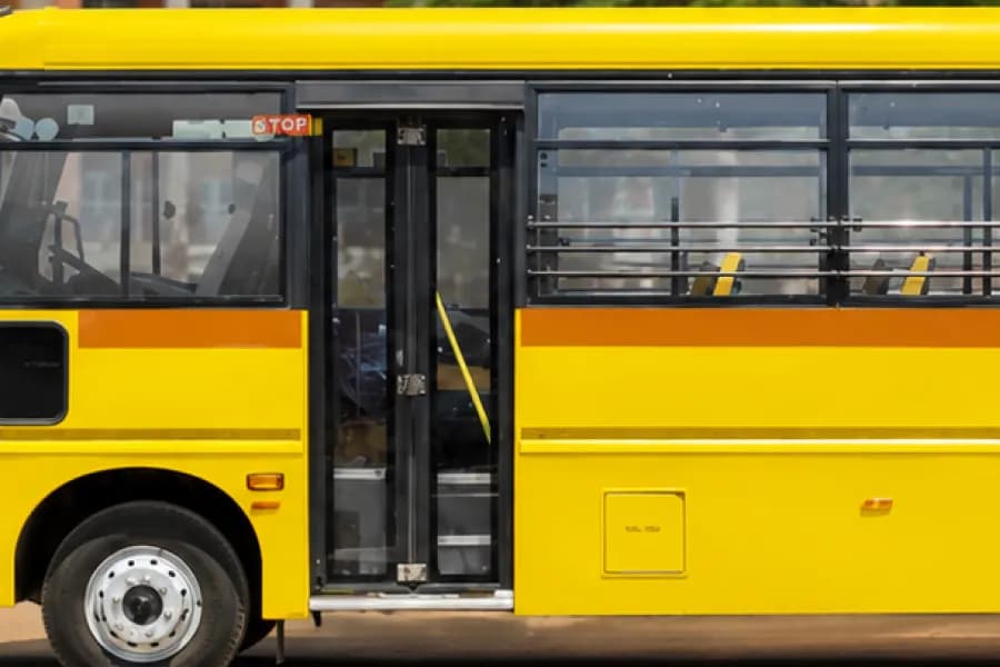 Eicher Starline Next 2090 K School Bus Automatic Door View