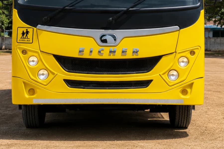 Eicher Starline Next 2090 K School Bus Headlight View