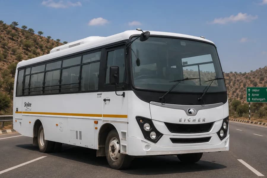 Eicher Starline Next 2090K Staff Bus Side Window Glass View
