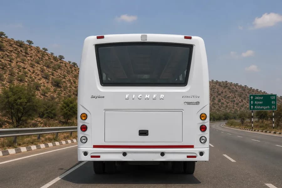Eicher Starline Next 2090K Staff Bus Rear View